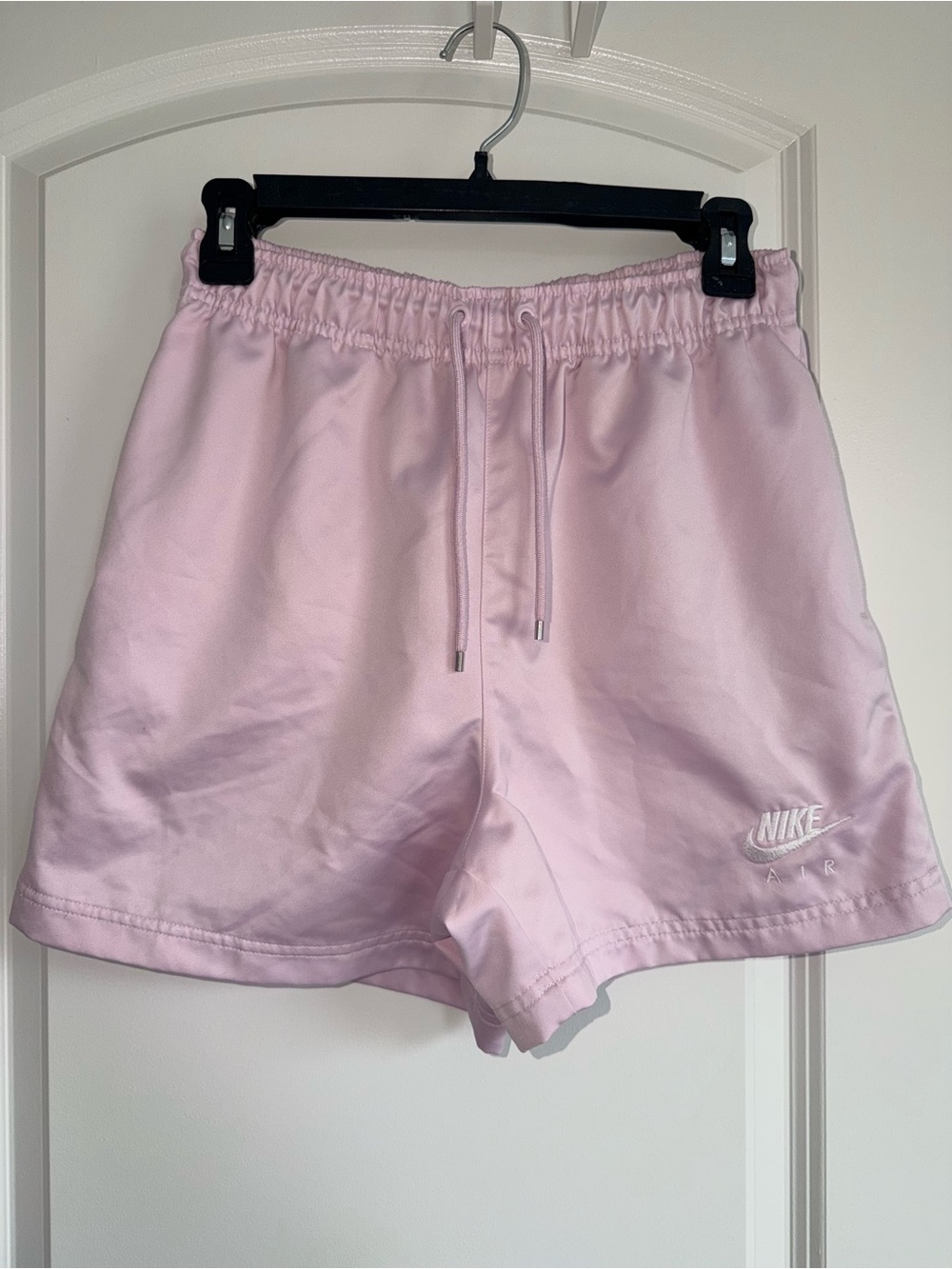 Nike Women's Light Pink Elastic Waist Athletic Shorts